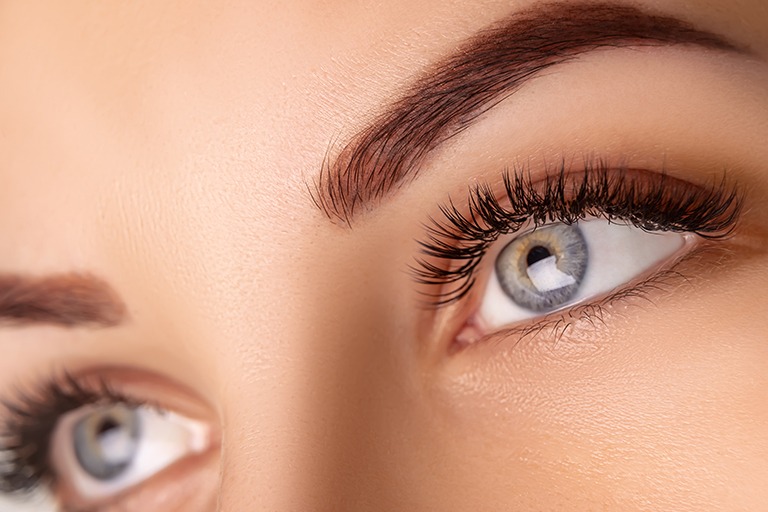 Brows and lashes services at Athira Spa and Clinic