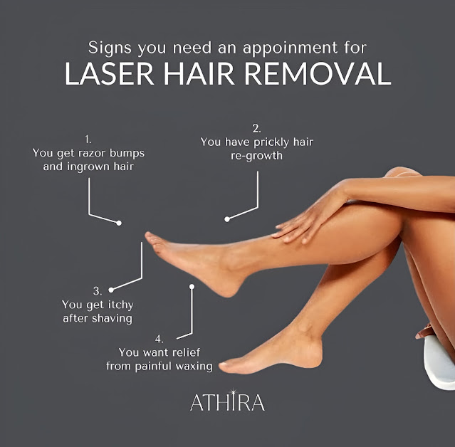 Advanced laser hair removal at Athira Spa Altrincham