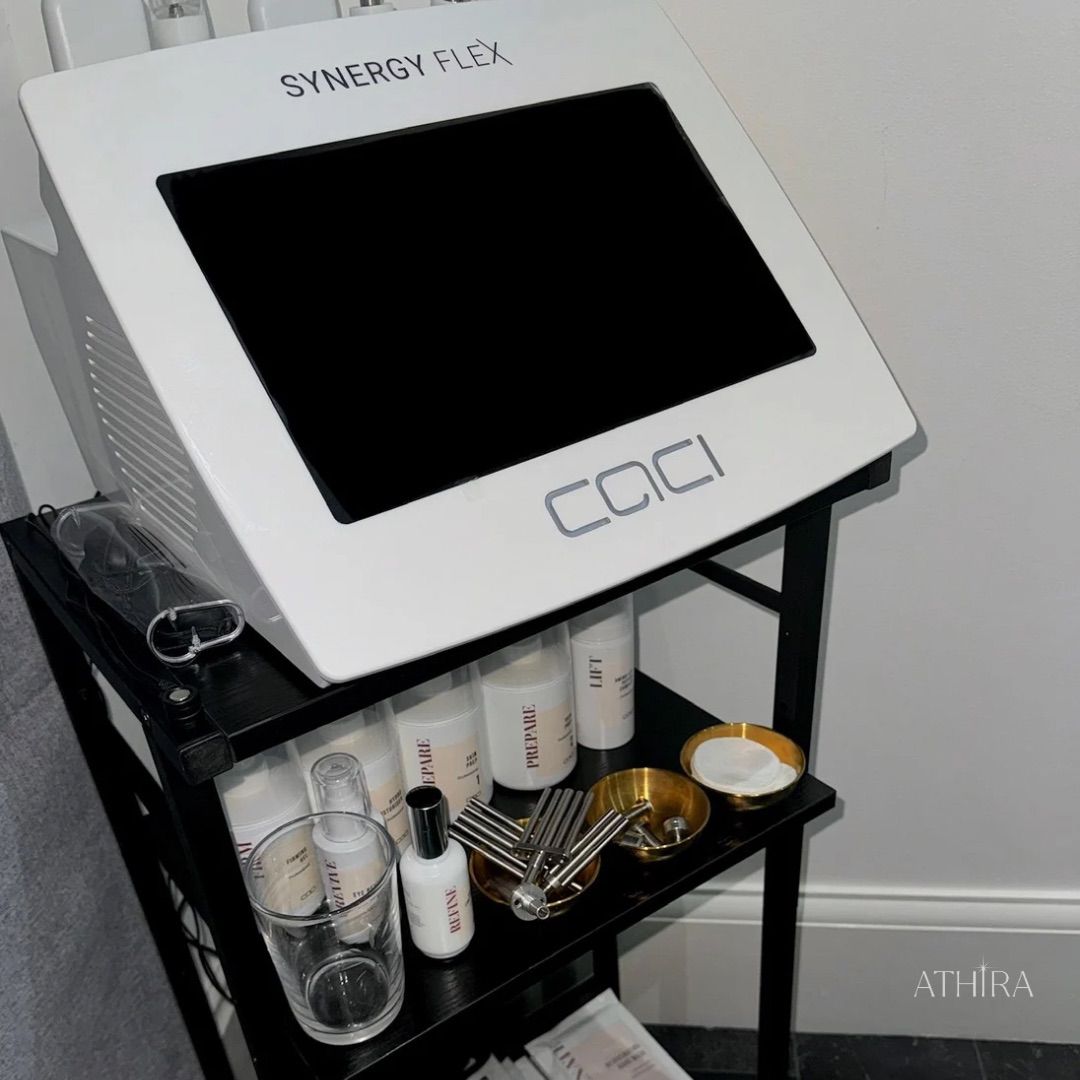 Top 7 benefits of CACI treatments at Athira Spa in Altrincham, non-invasive facial lifting and toning, anti-aging skincare